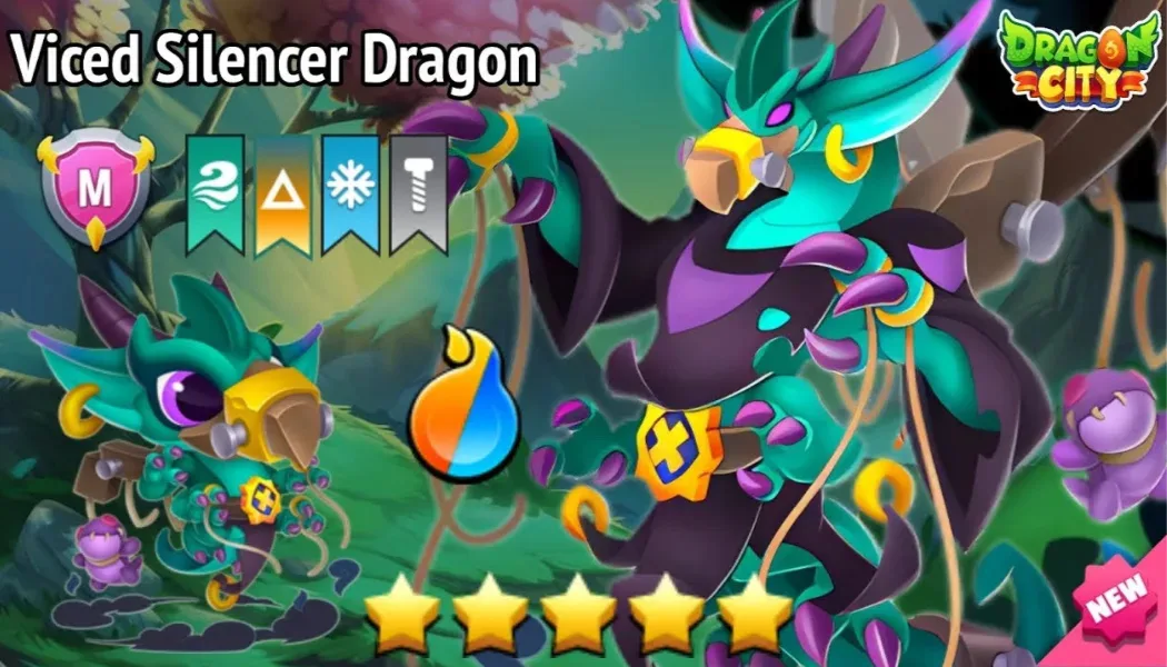 Dragon City Mod Apk Viced Silencer Dragon