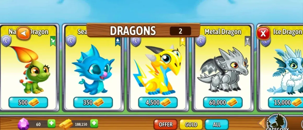 Dragon City Mod Apk | Unlock All Dragons | Win Rare And Legendary Ones 3 dragon city mod apk list of basic dragons collection