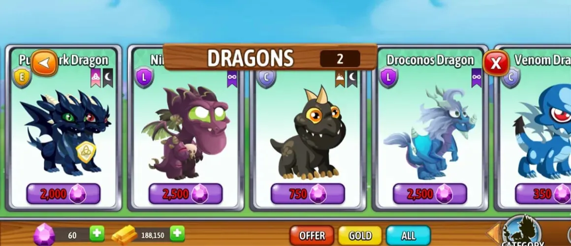Dragon City Mod Apk | Unlock All Dragons | Win Rare And Legendary Ones 6 dragon city mod apk list of legendary and rare dragons