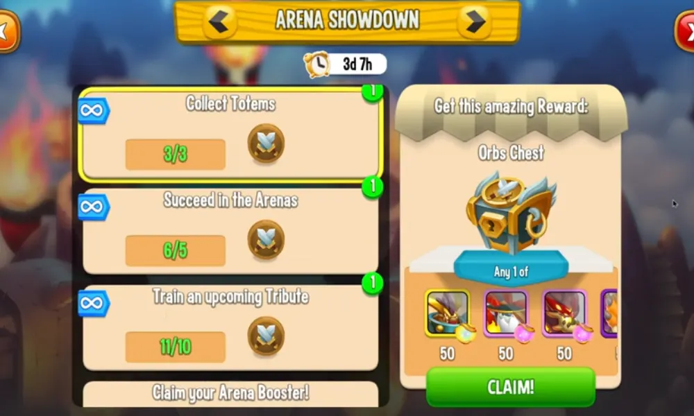 dragon city mod apk arena showdown event