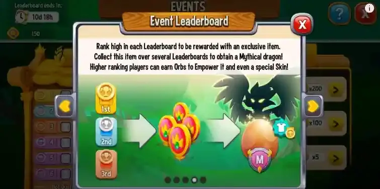 dragon city mod apk new event leaderboard unlimited orbs