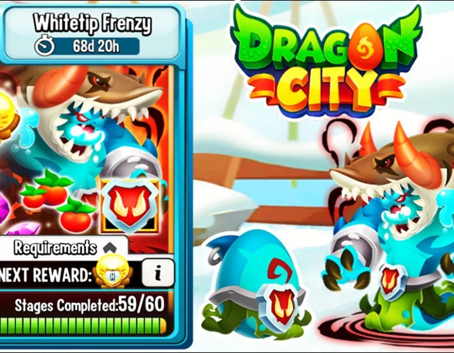 Dragon city mod apk whitetip frenzy