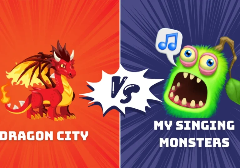 dragon city mod apk vs my singing monsters