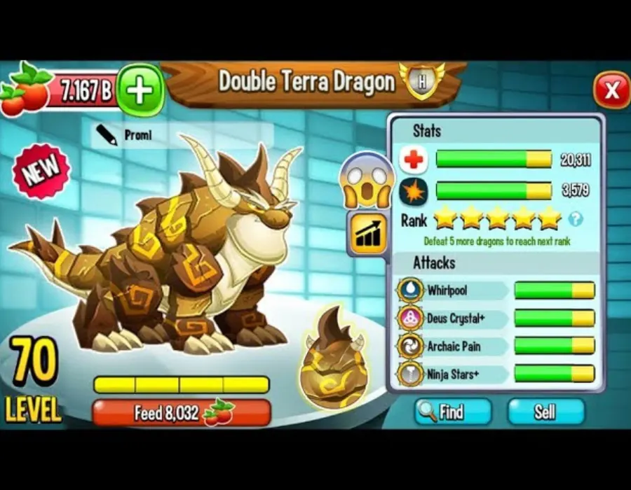 dragon city mod apk double terra dragon