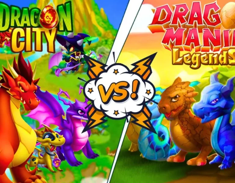 Dragon city mod apk vs dragon mania legends