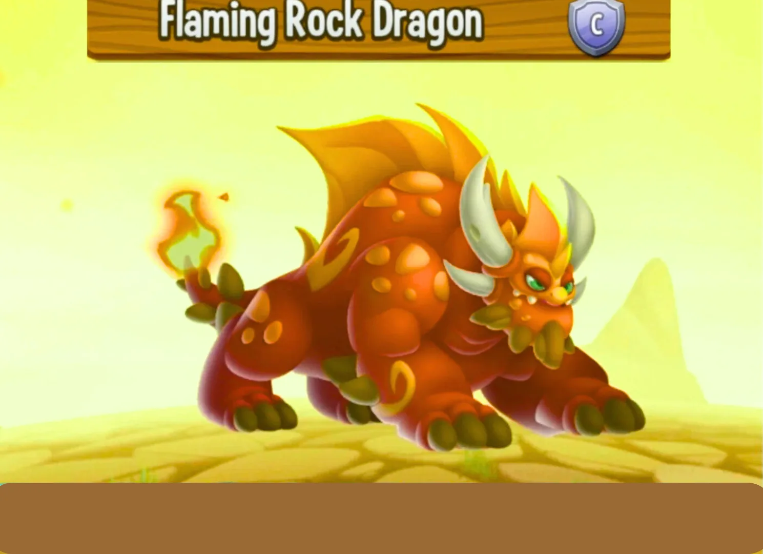 dragon city mod apk flaming rock dragon