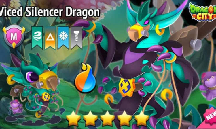 dragon city viced silencer dragon
