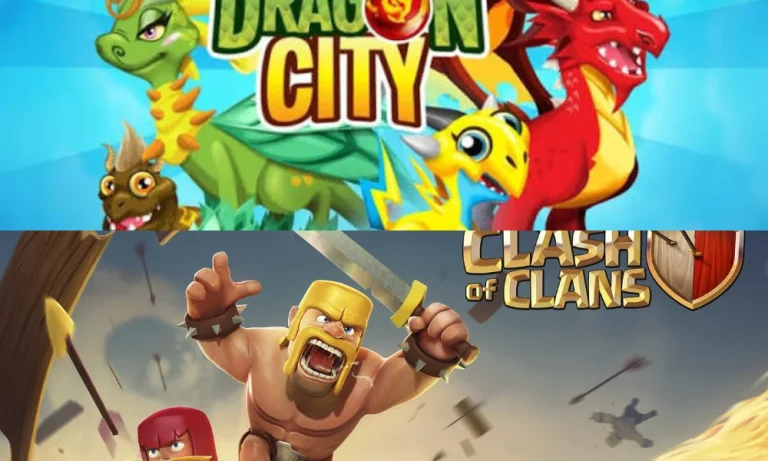 dragon city vs clash of clans