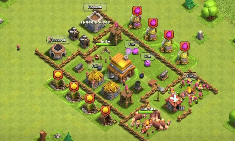 clash of clans battle
