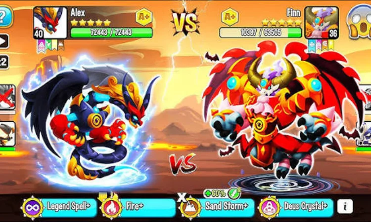 dragon city pvp battle