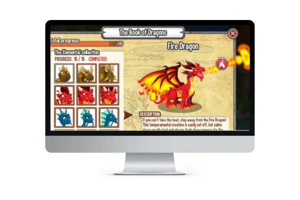 dragon city dragon book