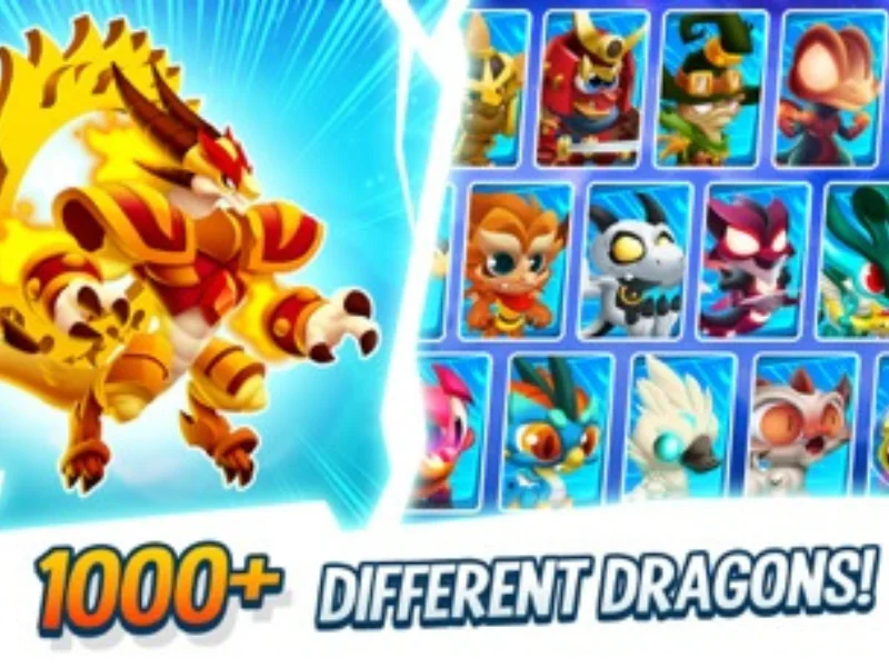 dragon city collections of dragons
